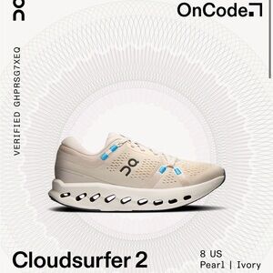 On Running Cloudsurfer 2 Cream Sneakers pearl/ivory